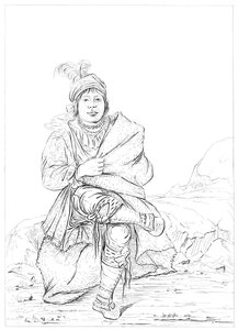 Ureinwohner, Nordwestliche Grenze, 1841 von Myers and Co