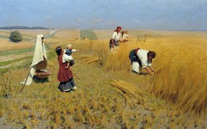 Ernte in der Ukraine, 1886 von Mykola Kornylijowytsch Pymonenko