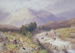 Hochlandszene bei Dalmally, Argyll von Myles Birket Foster