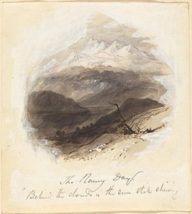 Illustration zu Longfellows "Der regnerische Tag" von Myles Birket Foster
