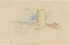 Alte Windmühle auf Windmill Hills, Gateshead von Myles Birket Foster