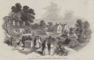 Das Harlow Carr Hotel und die schwefelhaltigen alkalischen Quellen und Bäder