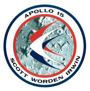 Das Emblem der Apollo-15-Mission von NASA Images