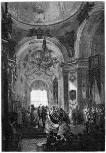 Hochzeit des Herzogs und der Herzogin von Edinburgh, 23. Januar 1874, 1900 von N. Chevalier
