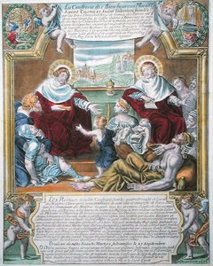 SS. Cosmas und Damian heilen die Armen von N. Picart