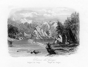 Quelle des Ganges, Indien