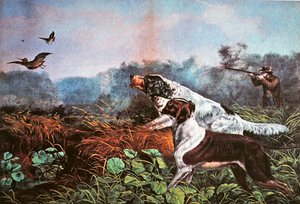Amerikanische Feldsportarten: Eine Chance für beide Läufe von Currier and Ives