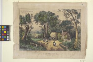 Ernte. Die letzte Ladung von N. and Ives J.M. (1824 95) Currier
