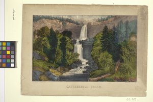 Catterskill-Fälle von N. and Ives J.M. (1824 95) Currier