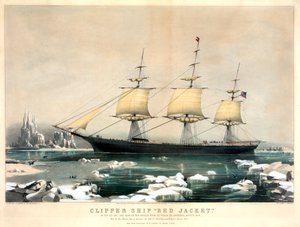 Klipperschiff Red Jacket von Currier and Ives