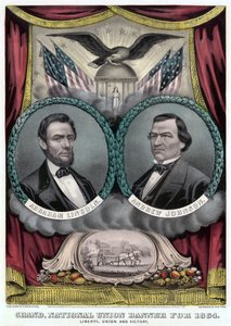 Großes Nationales Unionsbanner für 1864