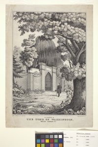Lafayette am Grab von Washington von N. and Ives J.M. (1824 95) Currier