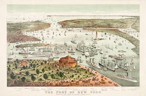 Der Hafen von New York von Currier & Ives