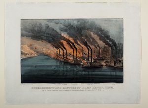Bombardierung und Eroberung von Fort Henry, Tenn, ca. 1862