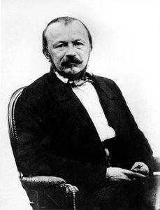 Gerard de Nerval (1808-1855) französischer Schriftsteller, Bild aus dem Disderi-Album (Nr. 16, Seite 9) von Nadar