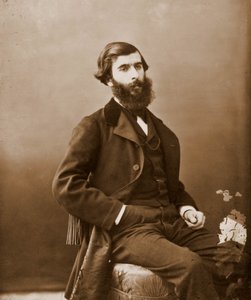 Porträt von Ludovic Havely, Librettist 1834-1908. Er schrieb für Offenbach (Foto) von Nadar