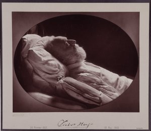Victor Hugo auf seinem Sterbebett, 22. Mai von Nadar