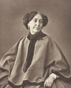 Georges Sand geboren Amantine Lucile Aurore Dupin, französische Schriftstellerin, 1804-1876, 1864 von Nadar