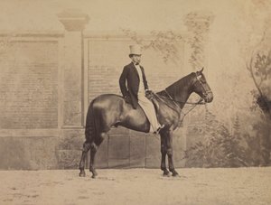Mann auf einem Pferd von Nadar