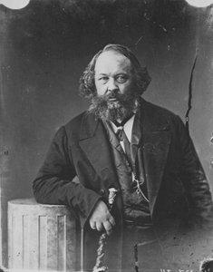Mikhail Bakunin, russischer Revolutionär und Theoretiker des Anarchismus, ca. 1863 von Nadar