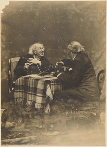 Nadar mit Marie-Eugene Chevreul an seinem hundertsten Geburtstag von Nadar [Gaspard Félix Tournachon]