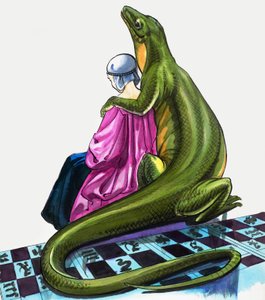 Die Feeneidechse, aus Märchen aus vielen Ländern von Nadir Quinto