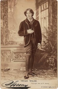 Porträt von Oscar Wilde