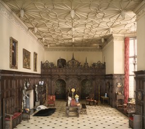 E-1: Englisches Großzimmer der späten Tudor-Zeit, 1550-1603 von Narcissa Niblack Thorne