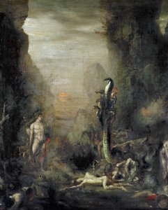 Herkules und die lernäische Hydra, nach Gustave Moreau, ca. 1876