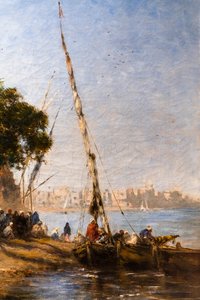 Warten auf das Einsteigen