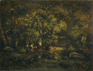 Der Wald von Fontainebleau von Narcisse Virgile Diaz de la Pena