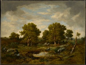 Die zwei großen Eichen von Narcisse Virgile Diaz de la Peña