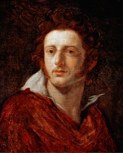 Porträt des italienischen Dichters und Dramatikers Ugo Foscolo (1778-1827) von Natale Schiavoni