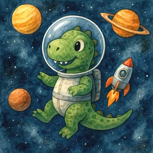 Dinosaurier-Weltraumabenteuer von Natalie Bruns