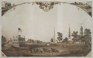 Ansicht des öffentlichen Platzes, Atlanta, Georgia von Nathan B. Abbott