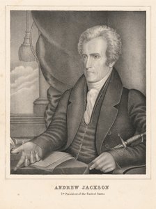 Andrew Jackson von Nathaniel Currier