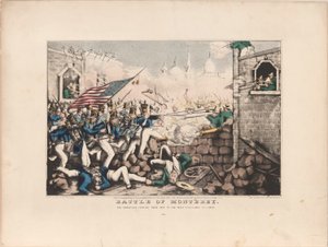 Schlacht von Monterey / Die Amerikaner dringen zum Hauptplatz vor, 23. September 1846