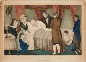Tod von Washington von Nathaniel Currier