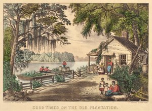 Gute Zeiten auf der alten Plantage von Nathaniel Currier
