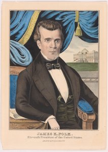 James K. Polk von Nathaniel Currier