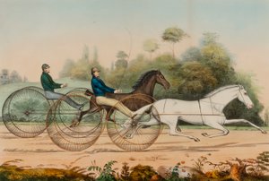 Lady Suffolk und Lady Moscow von Nathaniel Currier