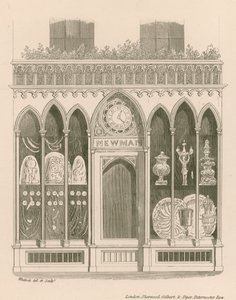 Ladengestaltung im frühen englischen Stil von Nathaniel Whittock