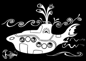 Yellow Submarine, 2004 (digitale Überarbeitung 2023) von Neale Osborne