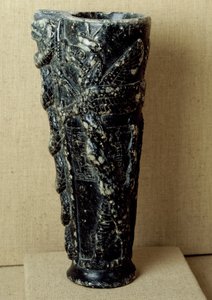 Sumerische Zivilisation: Steatit-Libationsvase des Prinzen Gudea (2141-2122 v. Chr.) von Neo Sumerian Neo Sumerian