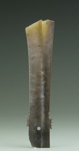 Gabelmeißel (zhang), Qijia-Kultur, ca. 2500-2000 v. Chr. von Neolithic Period Chinese School