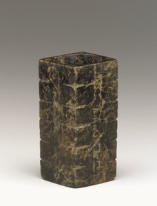 Hohe Röhre (cong), Region des Tai-Sees, Liangzhu-Kultur, 3300-2250 v. Chr. von Neolithic Period Chinese School