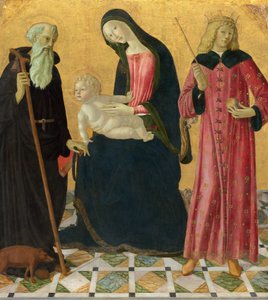 Madonna und Kind mit dem heiligen Antonius Abt und dem heiligen Sigismund