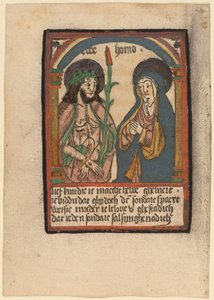 Der Schmerzensmann und seine Mutter von Netherlandish 15th Century