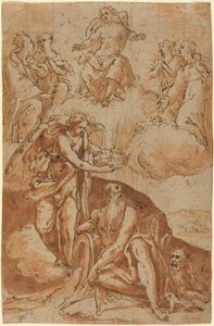 Heiliger Hieronymus (?) von Netherlandish 16th Century