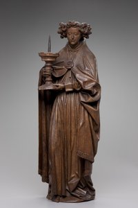 Engel mit Kerzenhalter